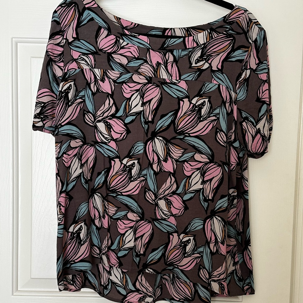 XL Floral LOFT Blouse